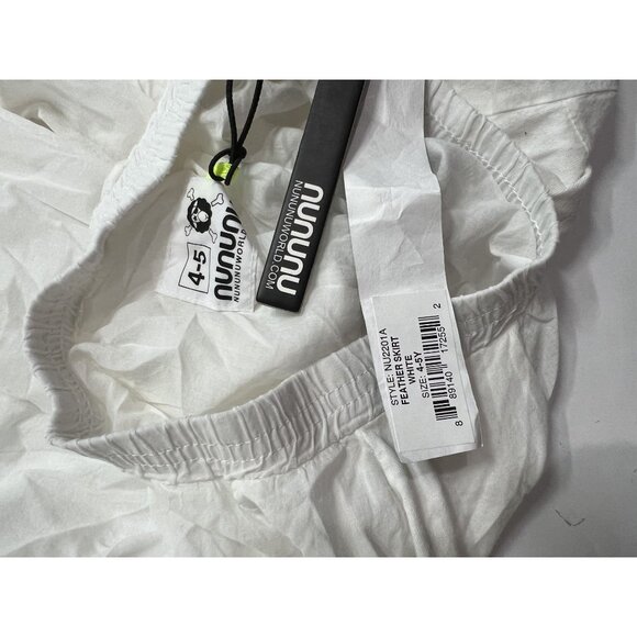 Nununu Feather Skirt in White - Picture 5 of 5